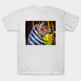 Lovely Zebra Carrousel Ride T-Shirt